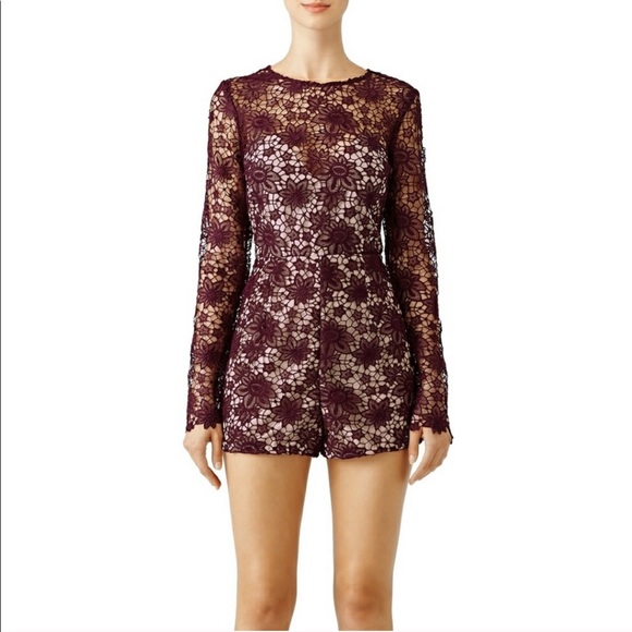 Stylestalker Plum Rosale Romper size small 💕 - Picture 1 of 4
